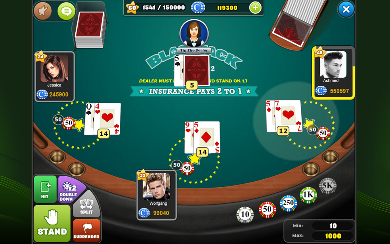 Play Blackjack With Other Players